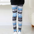 thumbnail image 1 of uublik Leggings for Girls Cute Printed Casual Slim Stretchy Tights Pants, 1 of 3