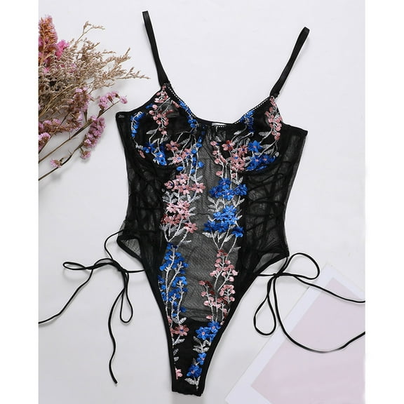 uublik Lingerie Set for Women Sexy Naughty Babydoll Plus Size Lace Sexy Naughty Bodysuit