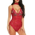 thumbnail image 1 of uublik Lingerie Set for Women Sexy Naughty Babydoll Sexy Naughty Lace Bodysuit Plus Size, 1 of 5