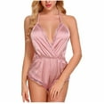 thumbnail image 1 of uublik Lingerie Set for Women Sexy Naughty Lace Babydoll Sexy Naughty Plus Size Bodysuit, 1 of 5