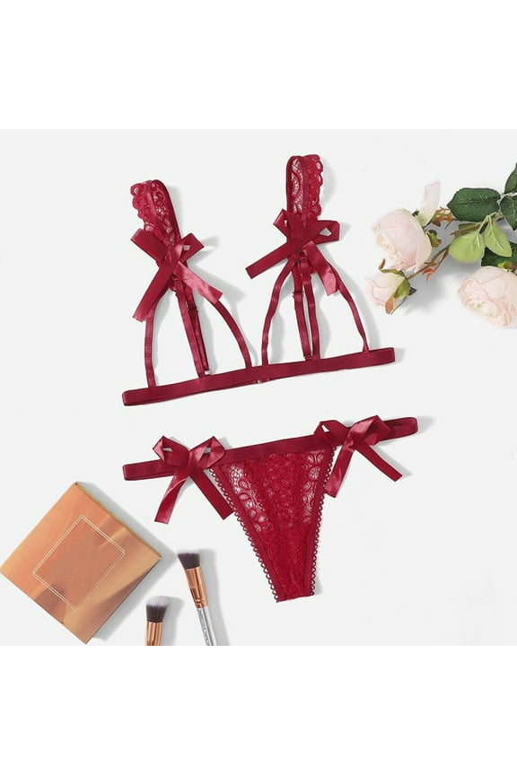Lingerie Set for Women Sexy Naughty Plus Size Lace Sexy Naughty Bodysuit Babydoll