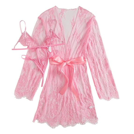 uublik Lingerie Set for Women Sexy Naughty Plus Size Sexy Naughty Babydoll Bodysuit Lace