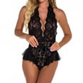 thumbnail image 1 of uublik Lingerie Set for Women Sexy Naughty Plus Size Sexy Naughty Babydoll Bodysuit Lace, 1 of 4