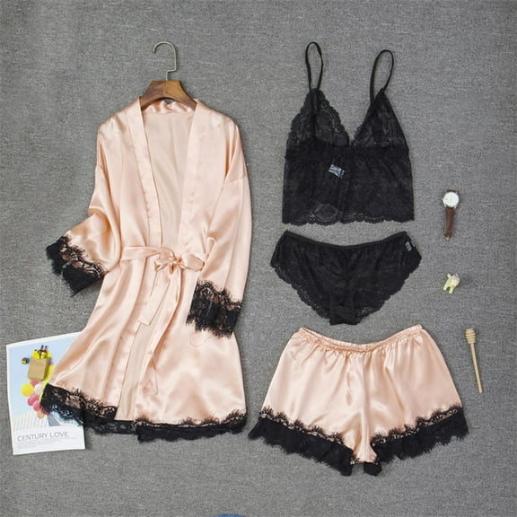 uublik Lingerie Set for Women Sexy Naughty Sexy Naughty Bodysuit Lace Babydoll Plus Size