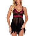 thumbnail image 1 of uublik Lingerie Set for Women Sexy Naughty Sexy Naughty Plus Size Babydoll Lace Bodysuit, 1 of 5