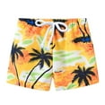 thumbnail image 1 of uublik Little Girl Shorts Casual Printed Rubber Waist Beach Pants Sizes 3-11, 1 of 3