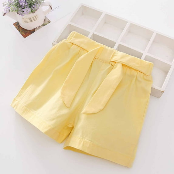 uublik Little Girl Shorts Summer Elastic Outer Wear Bandeau Hot Pants Sizes 2-11