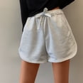 thumbnail image 1 of uublik Lounge Shorts Women Super Soft Shorts Casual Summer White, 1 of 5