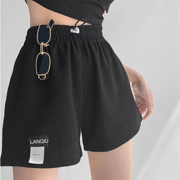 uublik Lounge Shorts for Women Super Soft Shorts Casual Summer Black