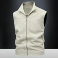 thumbnail image 1 of uublik Men's Fishing Vest Outdoor Lightweight Work Photo Cargo Vest White, 1 of 3