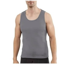 uublik Men's Long Sleeve Tees Underwear Tops Warm Undershirt Base Layer Vest, Gray