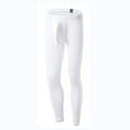 thumbnail image 1 of uublik Men's Silk Long Johns Ice Silk Long Underwear Yoga Pants Leggings Underwear, White, 1 of 2