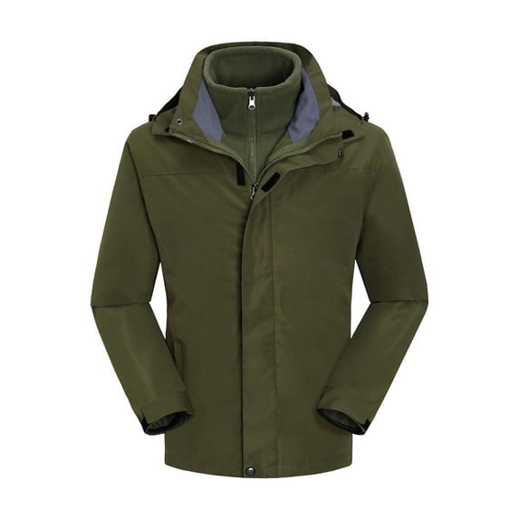 uublik Men's Windbreaker Rain Jacket Lightweight Waterproof Raincoat Travel Hiking Golf Windbreaker