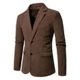 thumbnail image 1 of uublik Mens Casual Sport Coat Blazer Two Buttons Lightweight Business Jackets Khaki, 1 of 4