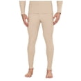 thumbnail image 1 of uublik Mens' Thermal Pants Sports Tights Leggings Winter Athletic Baselayer Bottoms, Beige, 1 of 5