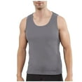 thumbnail image 1 of uublik Mens Thermal Underwear Underwear Tops Warm Undershirt Base Layer Vest, Gray, 1 of 3