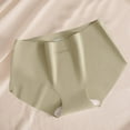 thumbnail image 1 of Asgosdo No Show Panties for Women Green Mid Rise Briefs Soft Strench Breathable Ladies Underwear, 1 of 3