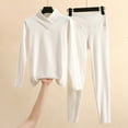 thumbnail image 1 of uublik Pajama Sets Women Valentine's 2 Piece Lounge Set Long Sleeve Tops and Pant Soft Sleepwear White, 1 of 5