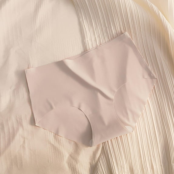 Panties for Women Beige Mid Rise Briefs Soft Strench Breathable Ladies Underwear