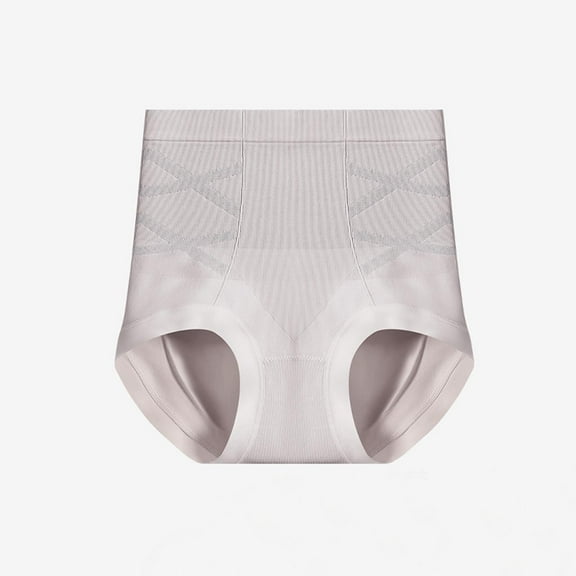 uublik Panties for Women Seamless Gray Mid Rise Briefs Soft Strench Breathable Ladies Underwear
