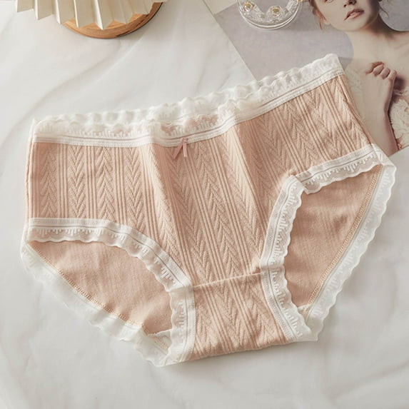 uublik Panties for Women Soft Underwear Super Stretchy Briefs Full Coverage Panties Compression Underwear Women Orange