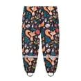thumbnail image 1 of uublik Pants for Girls Cozy Cute Printed Weatherproof Rain Pants 2-10 Years, 1 of 4