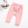 thumbnail image 1 of uublik Pants for Girls Fleece Lined Cute Printed Elastic Waist Keep Warm Leggings Jogger Trousers, 1 of 5