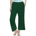 thumbnail image 1 of uublik Pants for Girls Size 4T-14 Casual Pants Elastic Waist Hiking School Uniform Sweatpants Joggers Green, 1 of 3