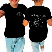 uublik Shirts for Boys Comfort Soft Father's Day Print Short Sleeve Going Out Tops