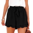 thumbnail image 1 of uublik Short Shorts for Women Loose Super Soft Casual Shorts Black, 1 of 5