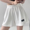 thumbnail image 1 of uublik Shorts Women Super Soft Shorts Casual White, 1 of 4