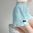 thumbnail image 1 of uublik Shorts for Women Super Soft Shorts Casual Summer Light Blue, 1 of 4