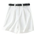 thumbnail image 1 of uublik Shorts for Women Super Soft Summer Loose Shorts Casual White, 1 of 4