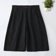 thumbnail image 1 of uublik Shorts for Women Trendy Super Soft Summer Shorts Casual Summer Black, 1 of 5