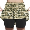 thumbnail image 1 of uublik Skirts for Girls Army Green Tennis Skirts Golf Skort Athletic Dance Running School Sport Skirts with Shorts Size 2T-12, 1 of 5