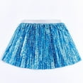 thumbnail image 1 of uublik Skirts for Girls Blue Sequin Skirt Birthday Holiday Party Girls Short Skirt Size 6-13, 1 of 3