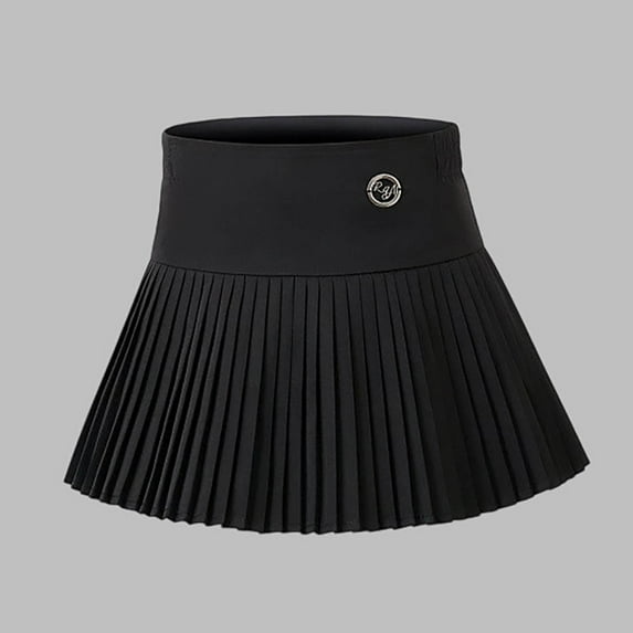 uublik Skirts for Girls Gray Pleated Skirts School Kids Casual Mini Flare A Line Uniform Skorts Skirt Size 3T-15