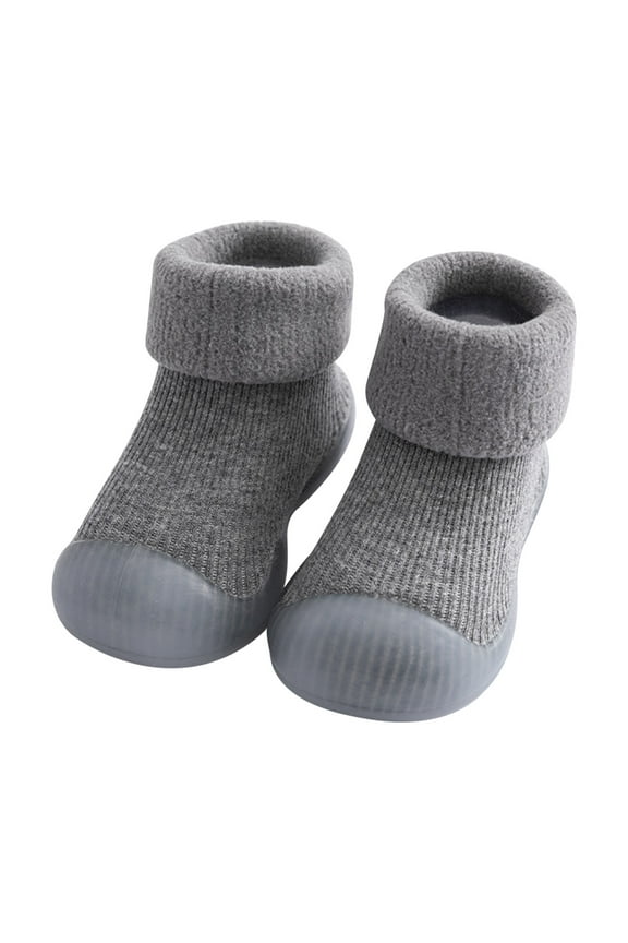 Socks for Toddler Boys Soft Grippy Socks Slipper Socks with Grippers 18-24 Months