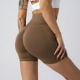 thumbnail image 1 of uublik Soft Shorts Women High Waisted Hip Lifting Women Lounge Shorts Coffee S, 1 of 3
