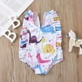 thumbnail image 1 of uublik Summer Toddler Girl Swimsuit Summer Dinosaur Print Swimwear Swimsuit, Sizes 12M-4T, 1 of 5