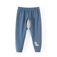 thumbnail image 1 of uublik Toddler Boys Girls Sweatpants Size 0-2T Elastic Waist Casual Jogging Trousers Bottom for Kids Blue, 1 of 3