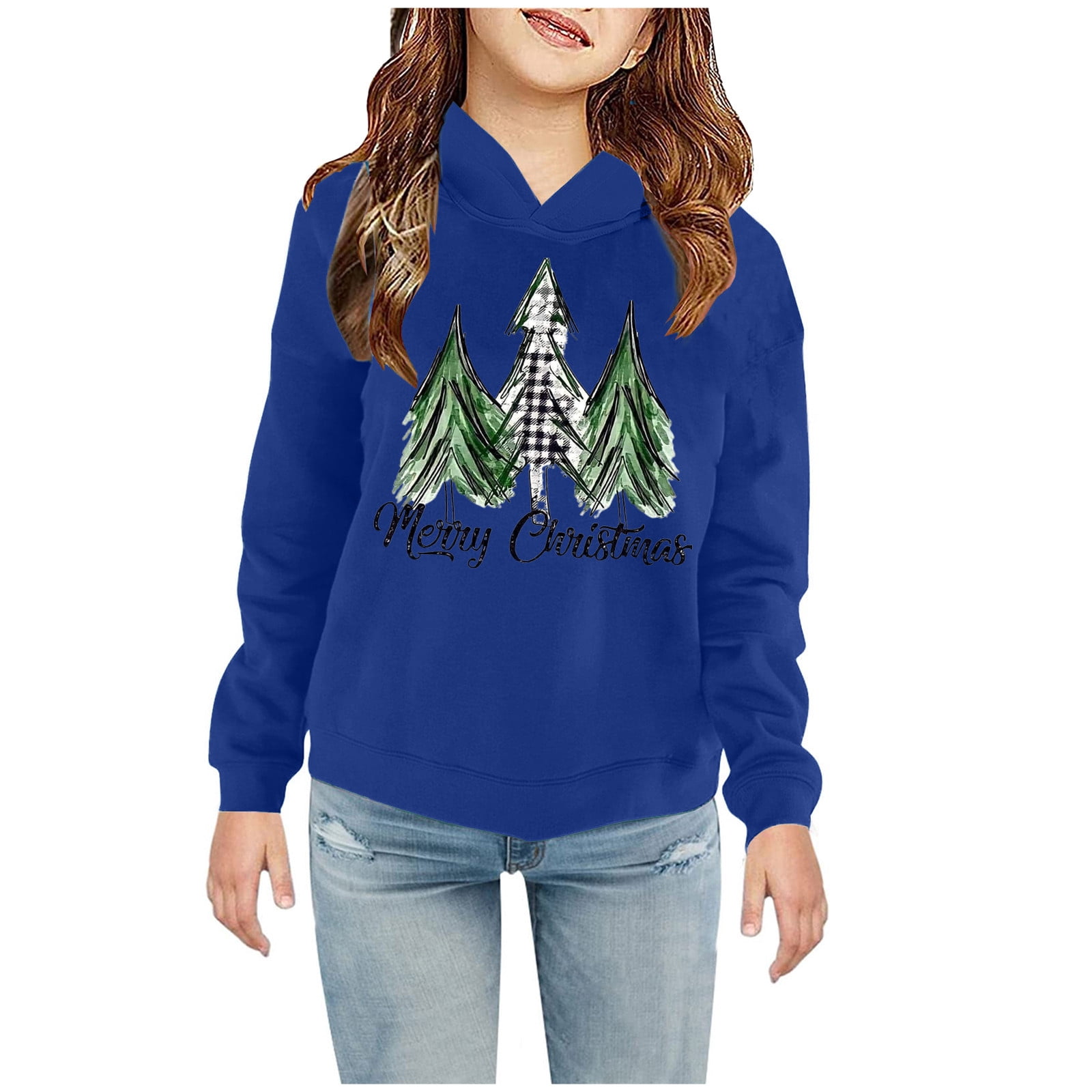 uublik Toddler Girl Sweatshirts Fleece Lined Long Sleeve Hoodies Warm