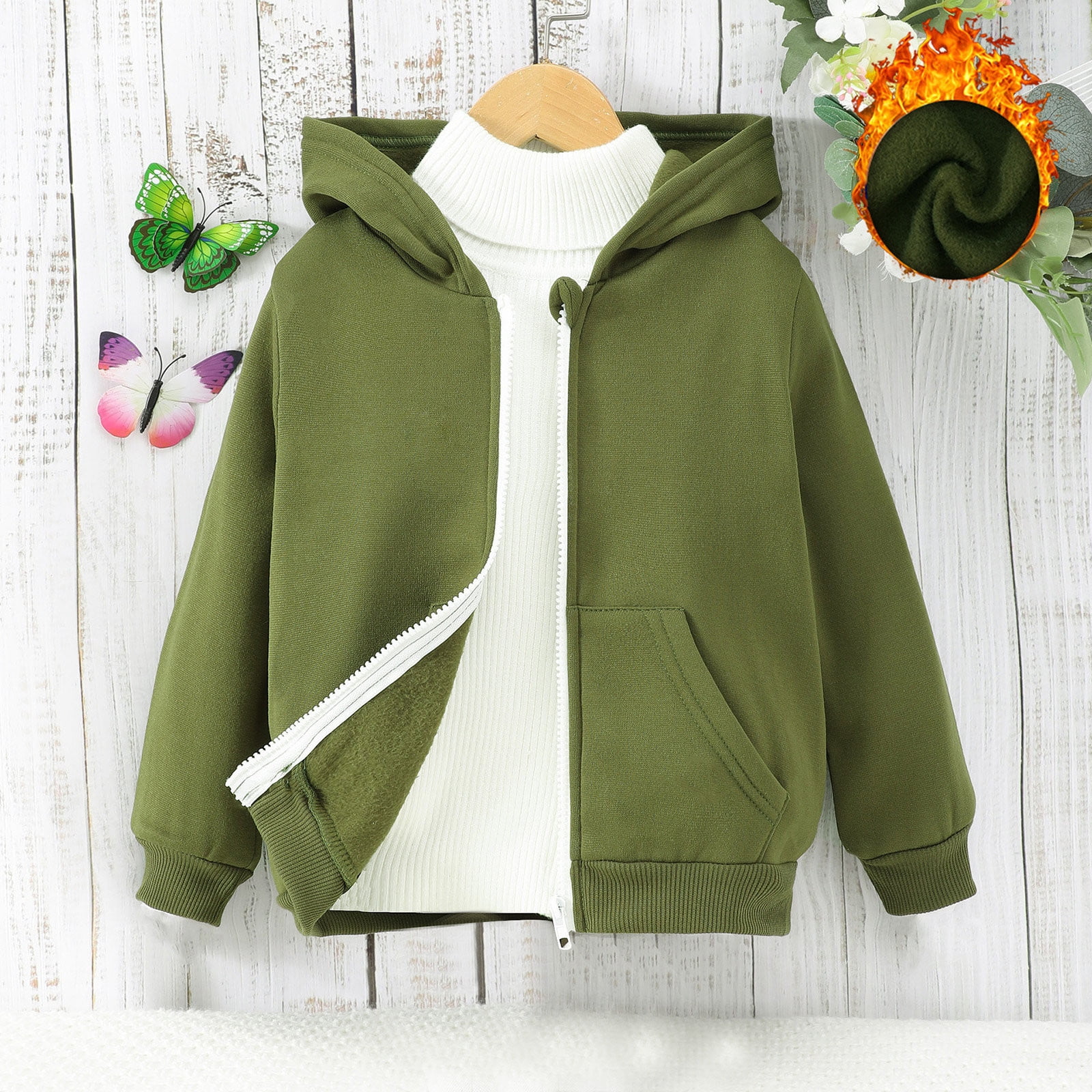 Kids zip up fleece online