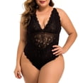thumbnail image 1 of uublik Valentines Lingerie Set for Women Bodysuit Babydoll Lace Plus Size Sexy Naughty, 1 of 5