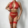 thumbnail image 1 of uublik Valentines Lingerie Set for Women Bodysuit Plus Size Sexy Naughty Babydoll Lace, 1 of 5