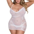 thumbnail image 1 of uublik Valentines Lingerie Set for Women Lace Babydoll Plus Size Sexy Naughty Bodysuit, 1 of 5