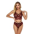 thumbnail image 1 of uublik Valentines Lingerie Set for Women Lace Babydoll Sexy Naughty Plus Size Bodysuit, 1 of 5