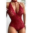 thumbnail image 1 of uublik Valentines Lingerie Set for Women Lace Bodysuit Babydoll Plus Size Sexy Naughty, 1 of 4