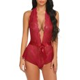 thumbnail image 1 of uublik Valentines Lingerie Set for Women Lace Plus Size Babydoll Sexy Naughty Bodysuit, 1 of 5