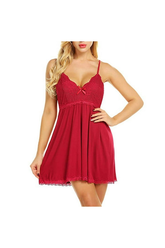 Valentines Lingerie Set for Women Lace Plus Size Babydoll Sexy Naughty Bodysuit